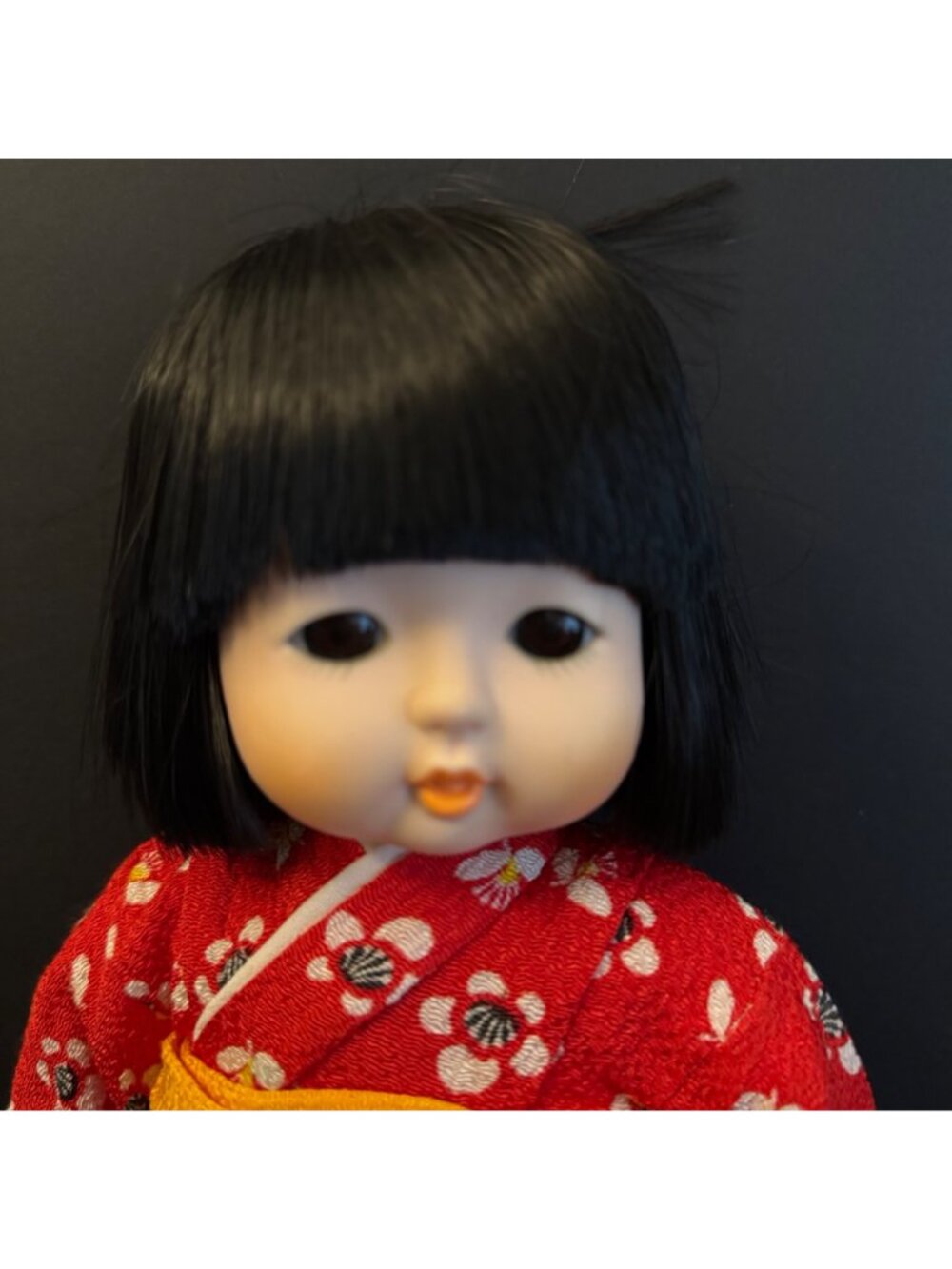 Vintage Sekiguchi Seiko Geisha Doll, Ichimatsu, Kimono, Collectible Toy 1970s. - Picture 2 of 14